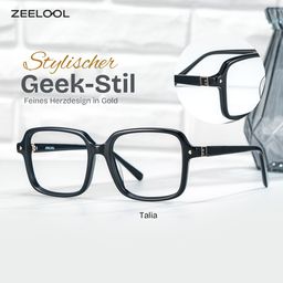 Talia Schwarz Quadratisch Brille0