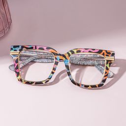 Taylor Bunt-Leo Quadratisch Brille0