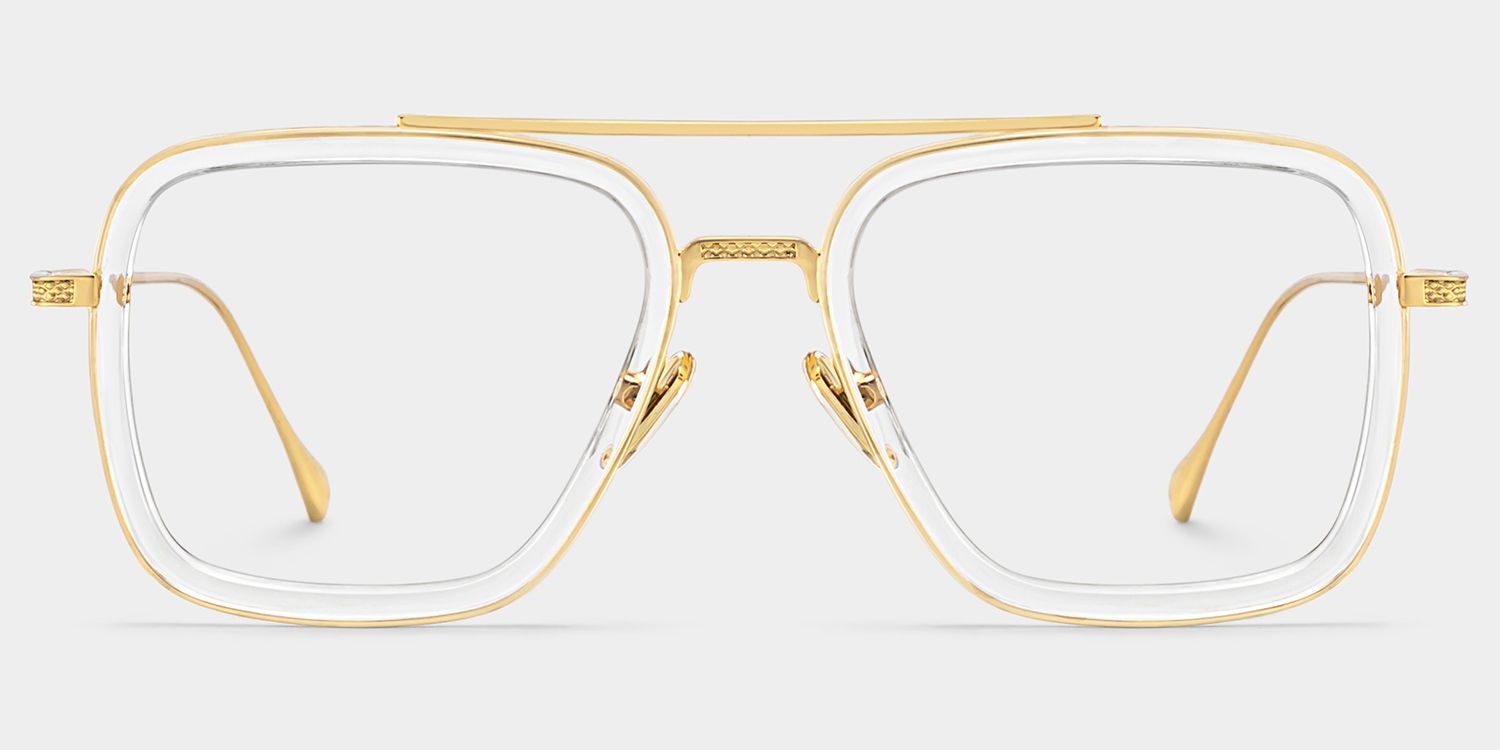 Gifford Klar Gold Pilot Brille0