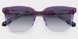 Donnalyn Lila Quadratisch Sonnenbrille1