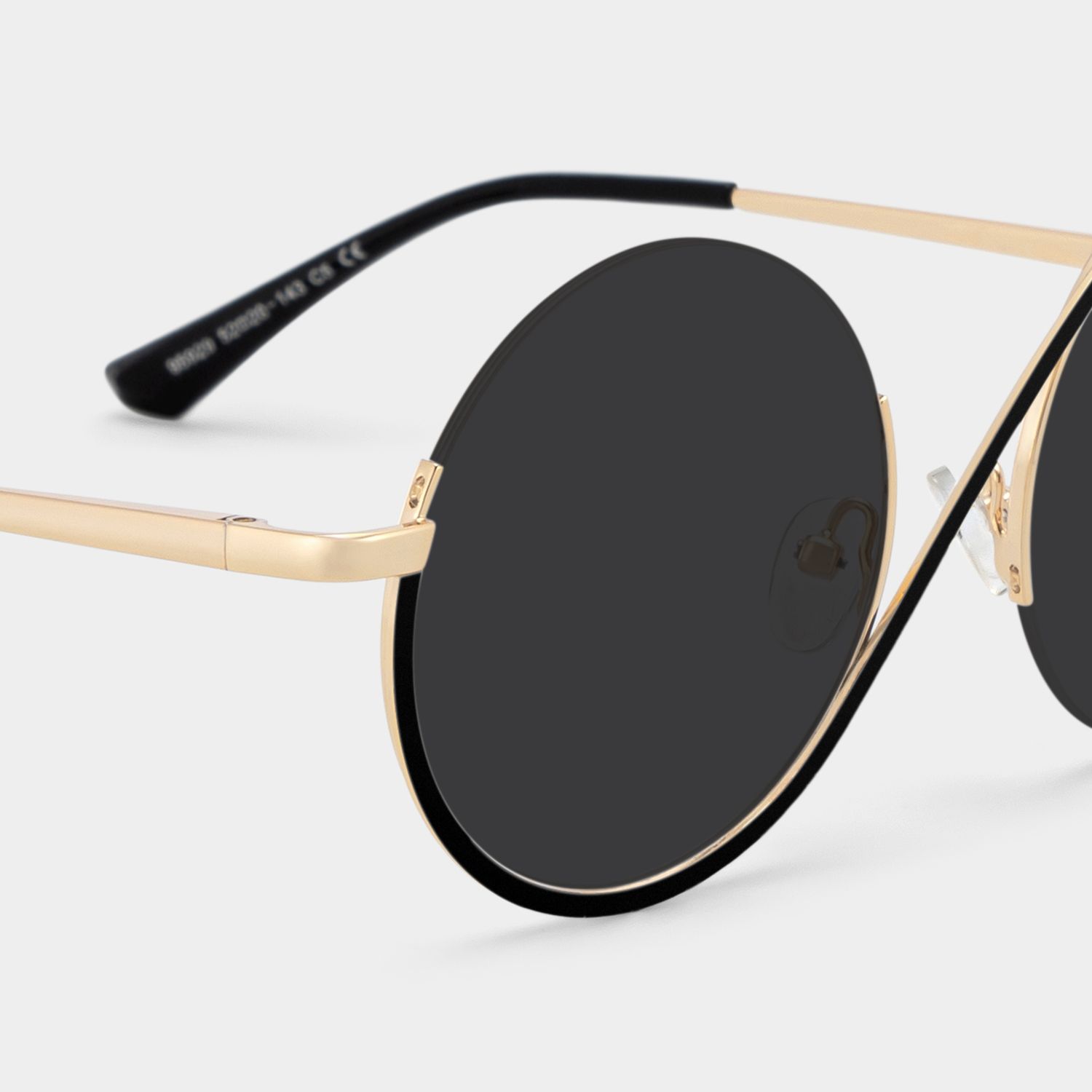 Alina Round Schwarz Sonnenbrille mit Sehstärke | ZEELOOL4