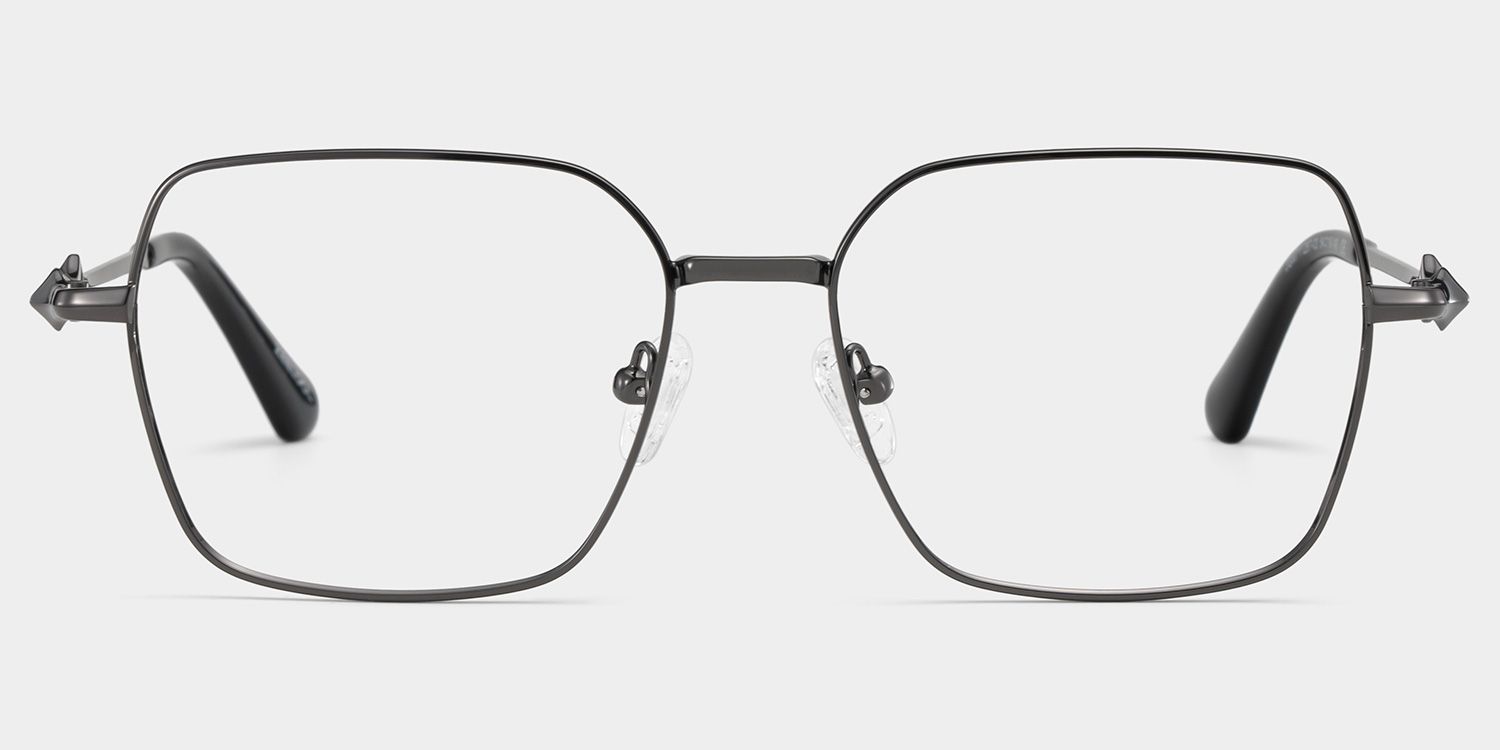 Kayla Schwarz Geometrisch Brille1