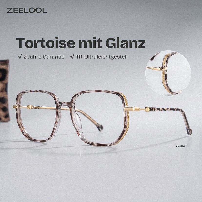 Joana Tortoise Geometrisch Brille