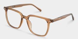 Eliza Braun Quadratisch Brille3