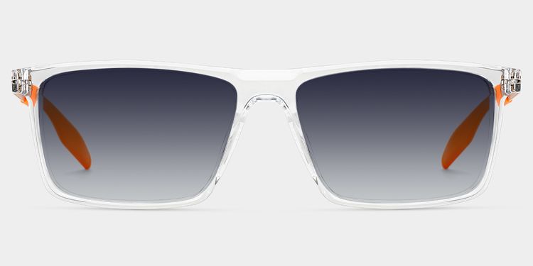 Active Klar Rechteckig Sonnenbrille