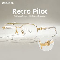Emily Gold Pilot Brille0