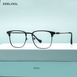 Alex Schwarz Browline Brille1