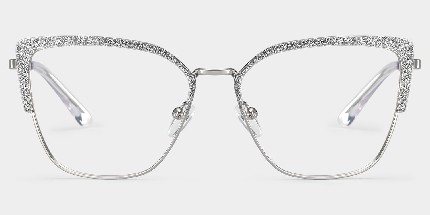 Javier Silber Rechteckig Brille3