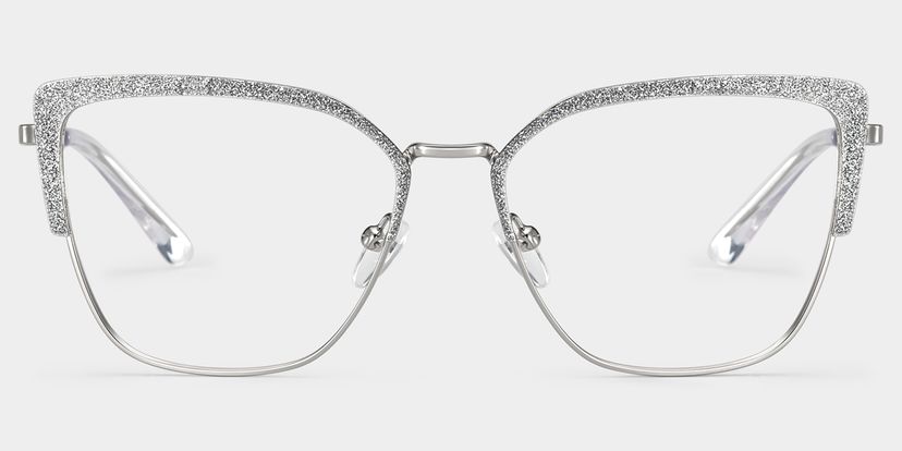 Javier Silber Rechteckig Brille