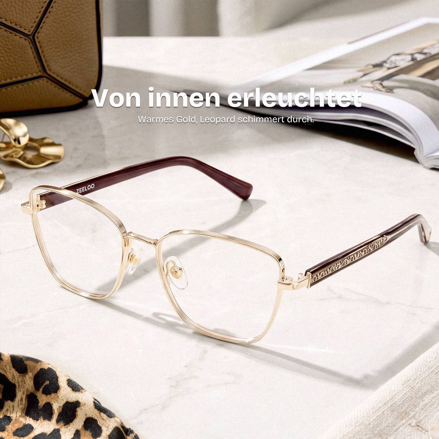 Lucille Gold Schmetterlingsbrille | ZEELOOL0