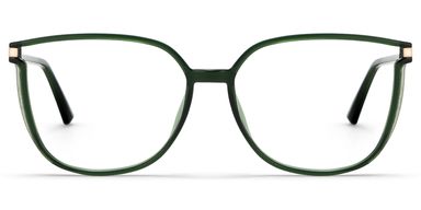 Walden Dunkelgrün Cateye Brille