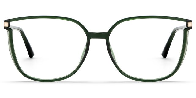 Walden Dunkelgrün Cateye Brille