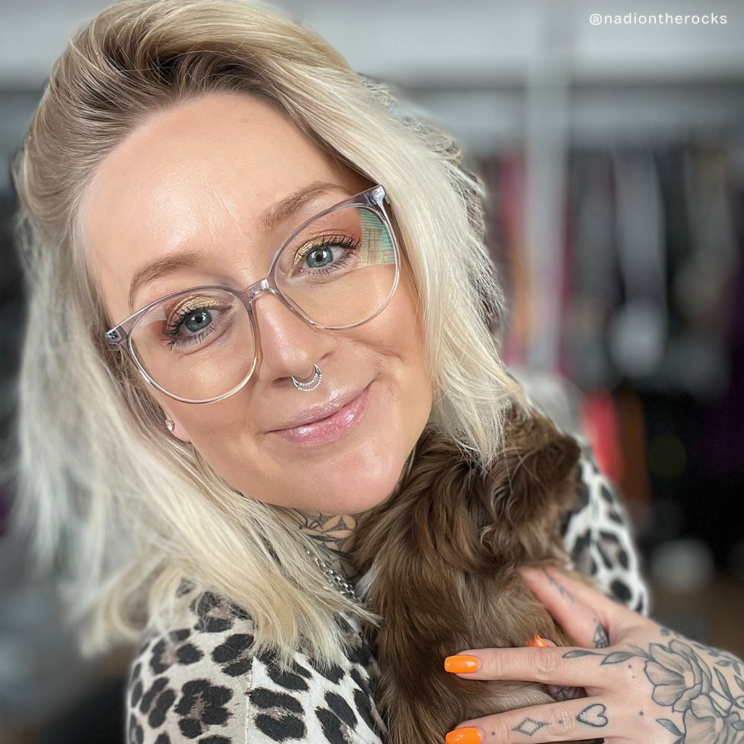 Babbage Grau Rund Brille7