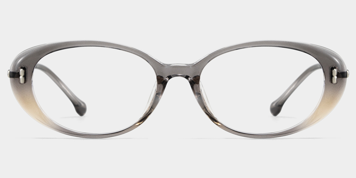 Blaire Grau Oval Brille2