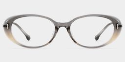 Blaire Grau Oval Brille2