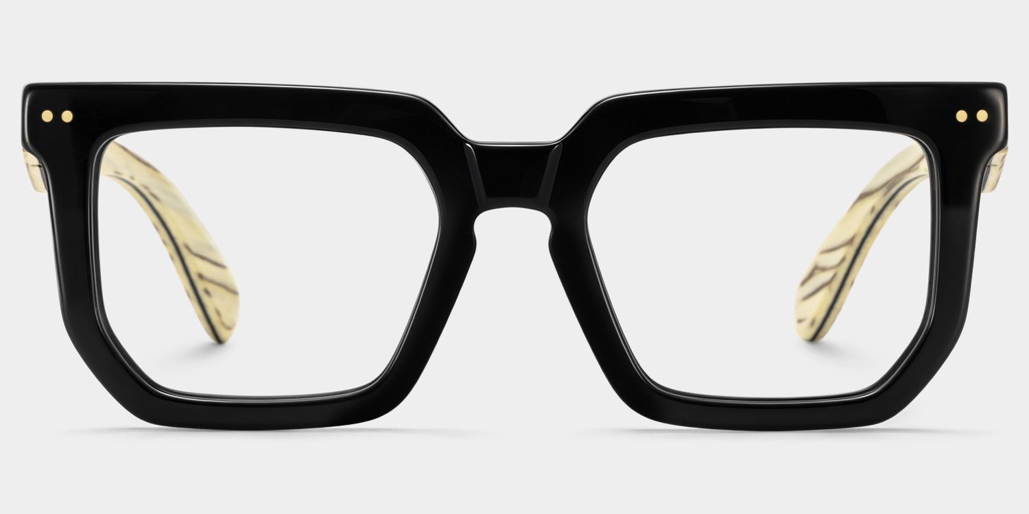 Shontay Schwarz Quadratisch Brille0