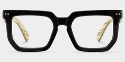 Shontay Schwarz Quadratisch Brille0