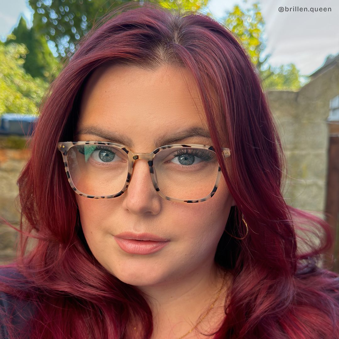 Zoe Tortoise Quadratisch Brille8