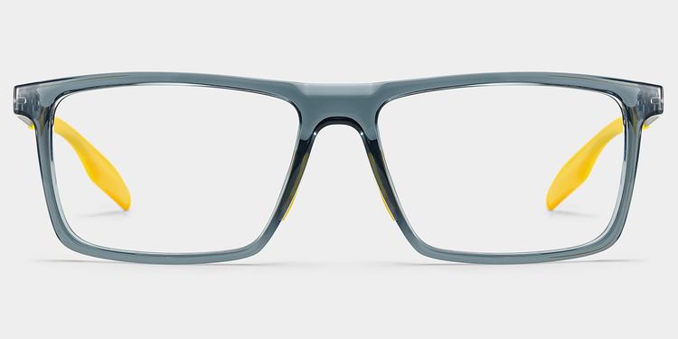Active Blau-Gelb Rechteckig Brille