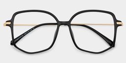 Payton Schwarz Geometrisch Brille3