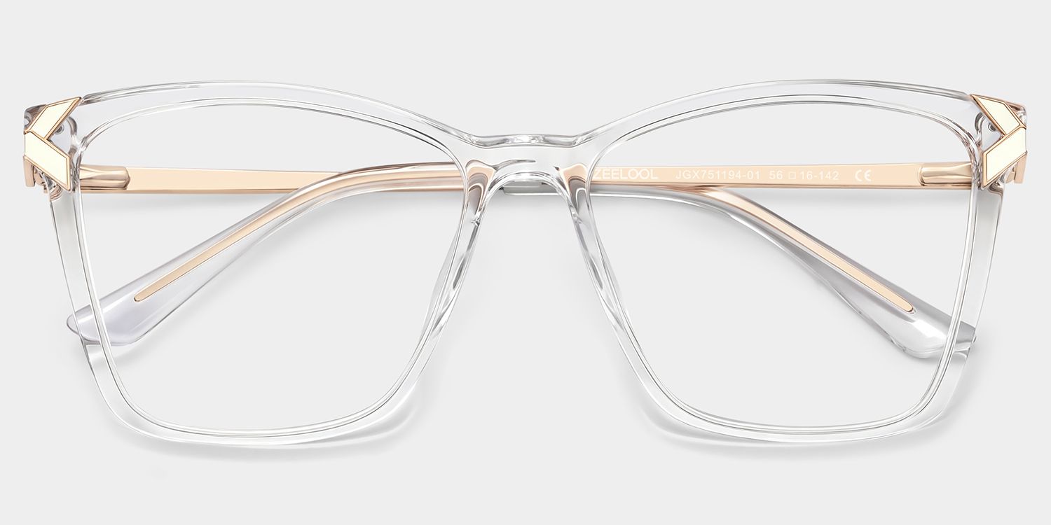 Tricee Klar Quadratisch Brille2