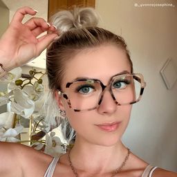 Elena Tortoise Quadratisch Brille9