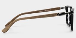 Noah Schwarz Rechteckig Brille4