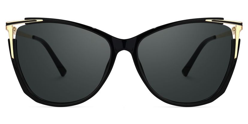 Pace Schwarz Cateye Sonnenbrille