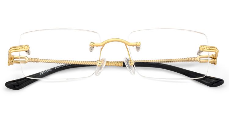 Peavy Gold Rechteckig Brille