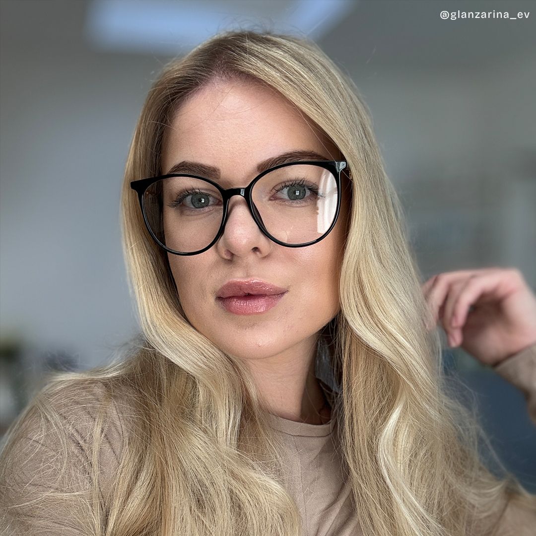 Babbage Schwarz Rund Brille7