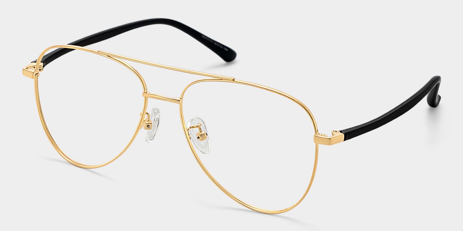 Paige Gold Pilot Brille2