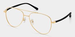 Paige Gold Pilot Brille2