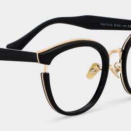 Laraine Schwarz Cat Eye Brille4