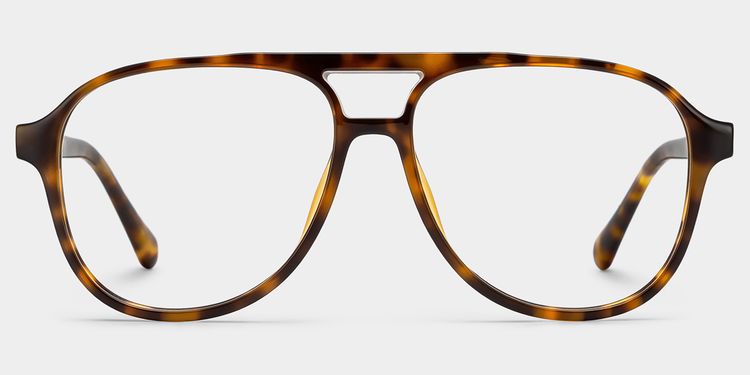 Luna Tortoise Pilot Brille