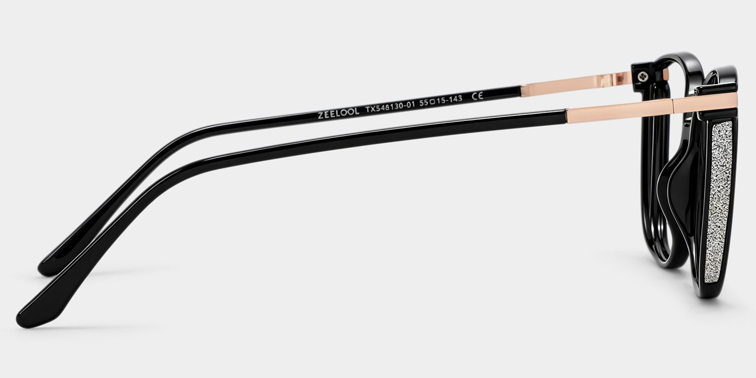 Walden Schwarz Cateye Brille3
