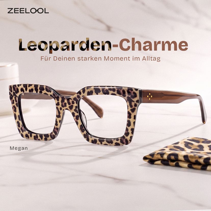 Megan Braun-Leo Quadratisch Brille