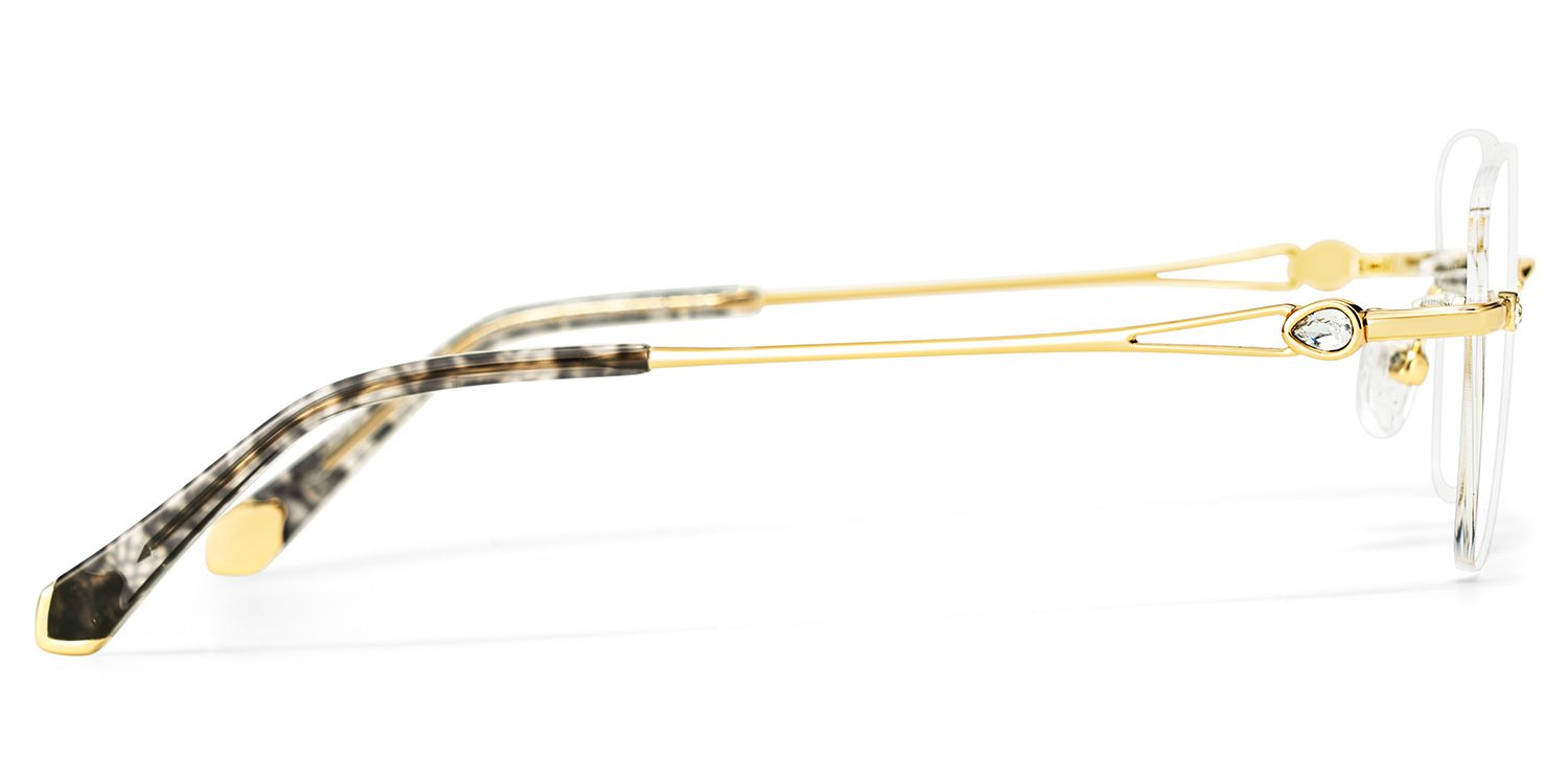 Seth Gold Rechteckig Brille3