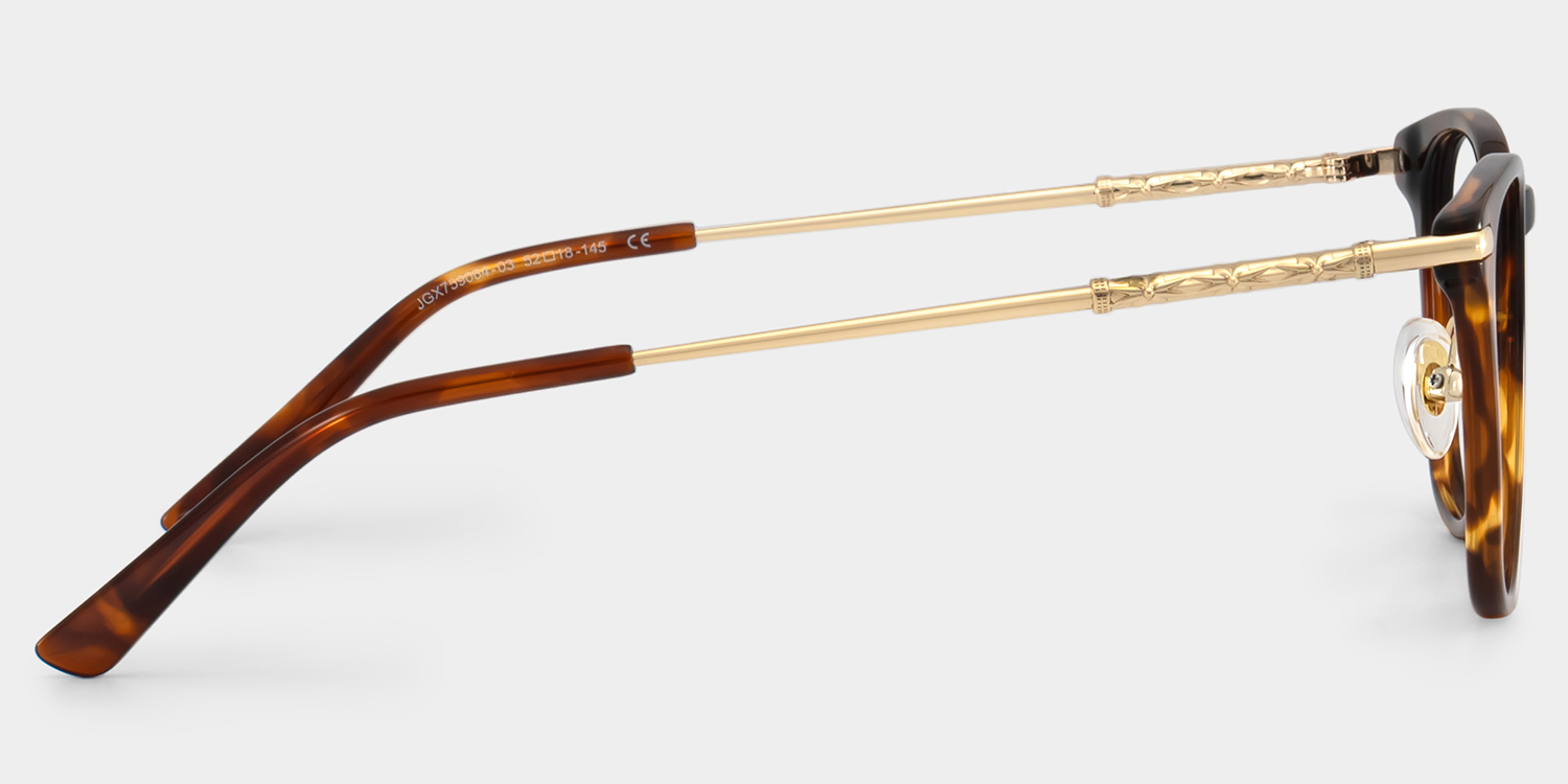 Laura Tortoise Quadratisch Brille5