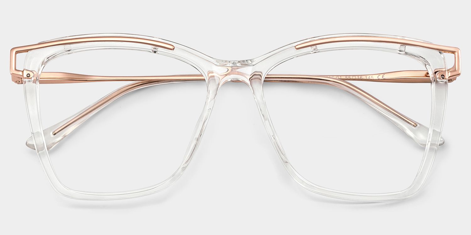 Matia Klar Quadratisch Brille1