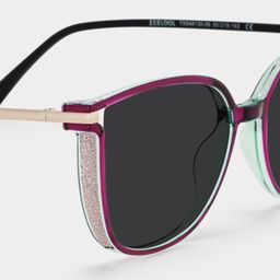 Walden Lila Cateye Brille4