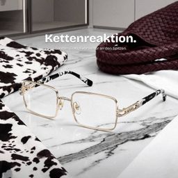 Olivia Hellgold Rechteckig Brille0