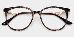 Babbage Schwarz-Tortoise Rund Brille2