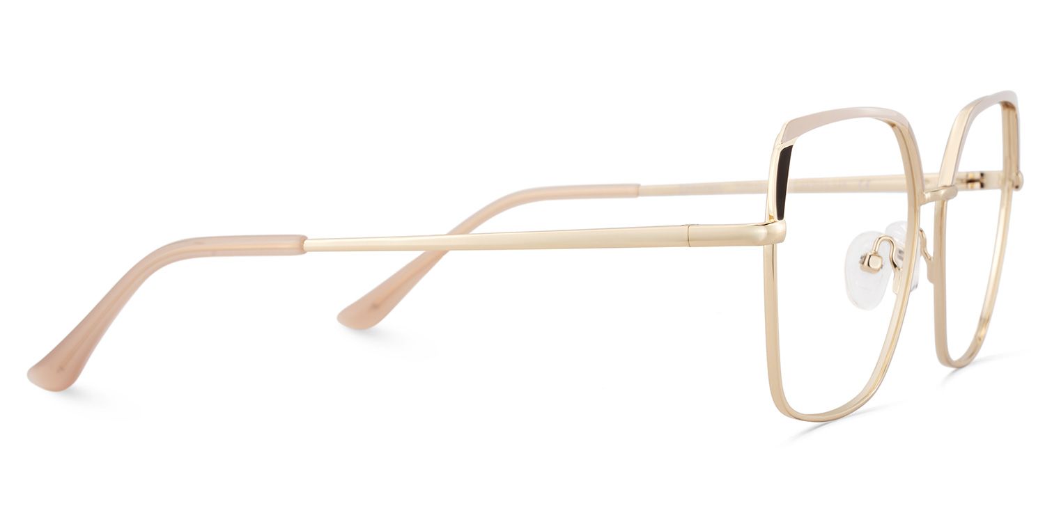 Shayla Rosabraun Quadratisch Brille3