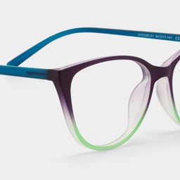 Lucy Lila-Grün Cateye Brille4