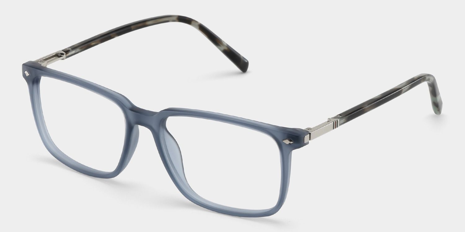 Tobias Blau Rechteckig Brille4