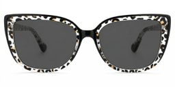 Fenn Schwarz-Tortoise Cateye Sonnenbrille0