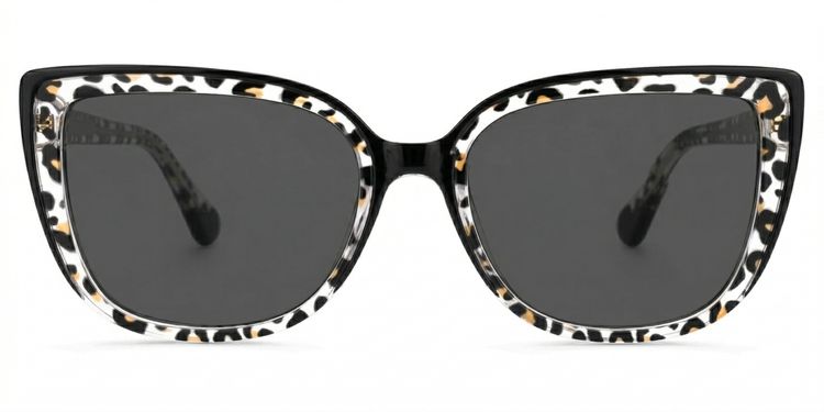Fenn Schwarz-Tortoise Cateye Sonnenbrille