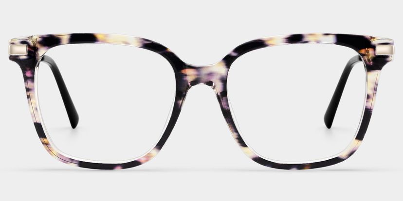 Jacqui Tortoise Quadratisch Brille