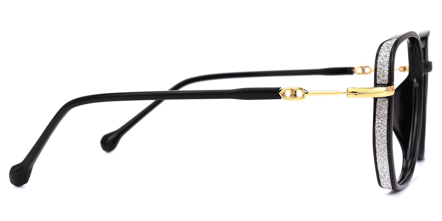 Joana Schwarz Geometrisch Brille3