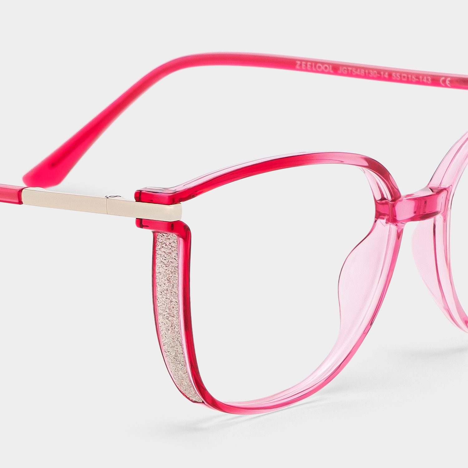 Walden Rot Quadratisch Brille7
